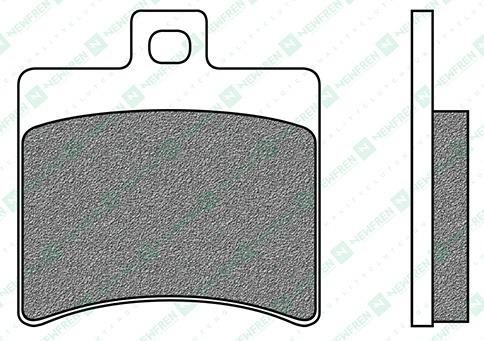 Newfren brzdové doštičky (zmes SCOOTER ELITE SINTERED) (2ks) M502-890