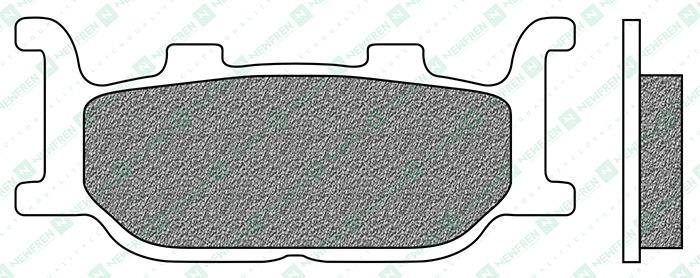 Newfren brzdové doštičky (zmes SCOOTER ELITE SINTERED) (2ks) M502-883