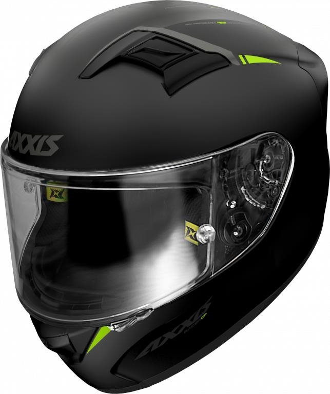 Axxis GP Racer SV Fiber Solid Integrálna prilba fluo žltá M