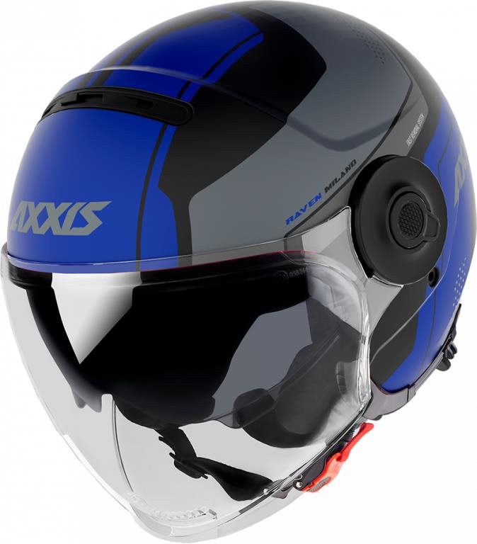 Axxis Raven SV ABS Milano otvorená prilba matt blue XS