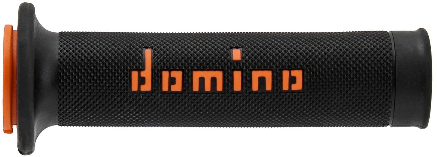 Domino gripy A010 road dĺžka 120 + 125 mm, čierno-oranžové