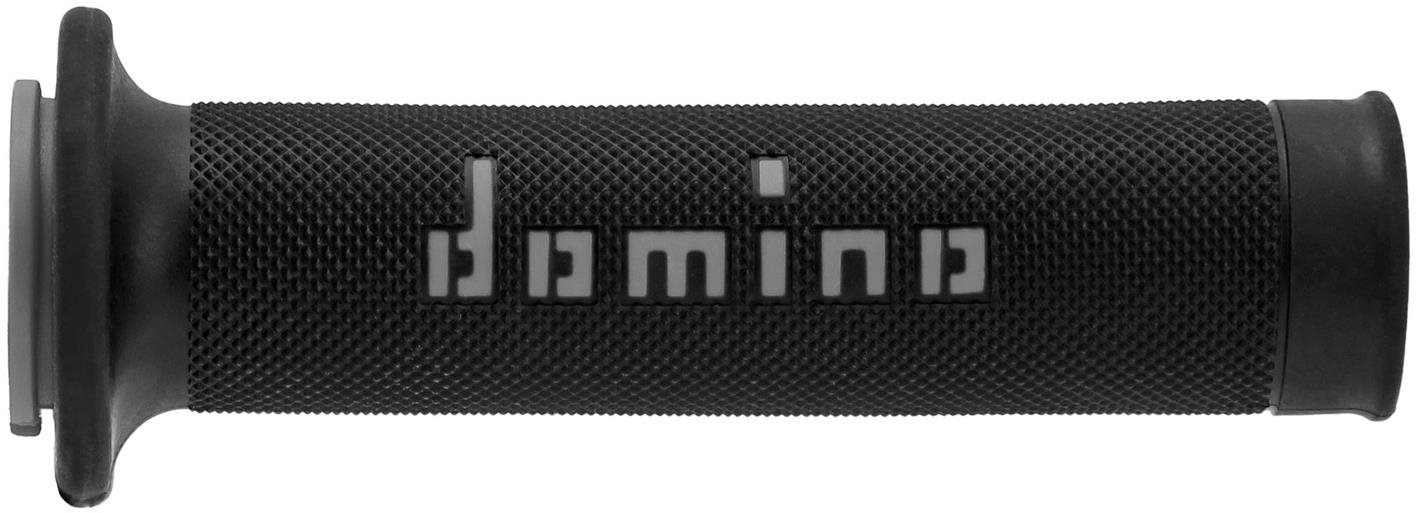 Domino gripy A010 road dĺžka 120 + 125 mm, čierno-sivé
