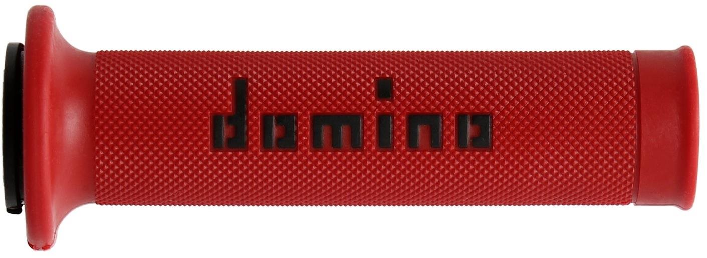 Domino gripy A010 road dĺžka 120 + 125 mm, červeno-čierne