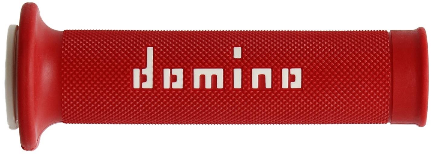 Domino gripy A010 road dĺžka 120 + 125 mm, červeno-čierne M018-371