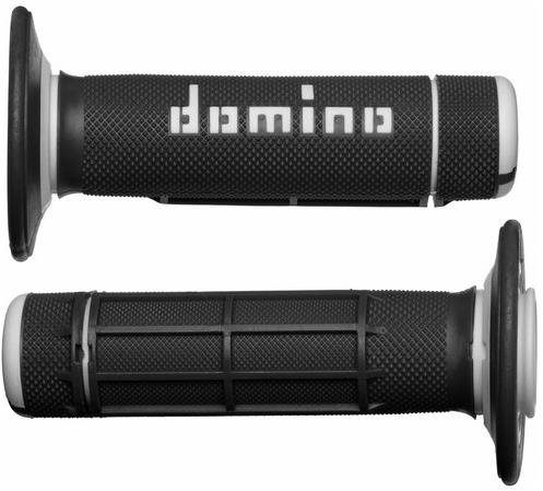 Domino gripy A020 offroad dĺžka 118 mm, čierno-sivé