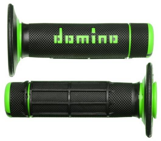 Domino gripy A020 offroad dĺžka 118 mm, čierno-zelené