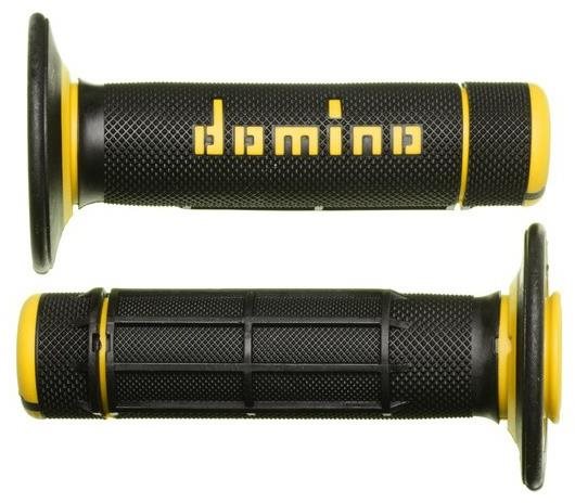 Domino gripy A020 offroad dĺžka 118 mm, čierno-žlté