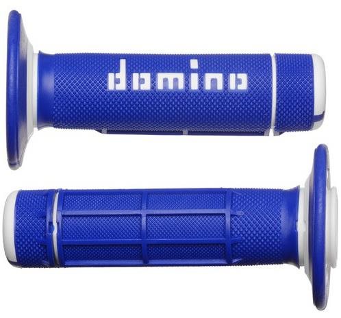 Domino gripy A020 offroad dĺžka 118 mm, modro-biele