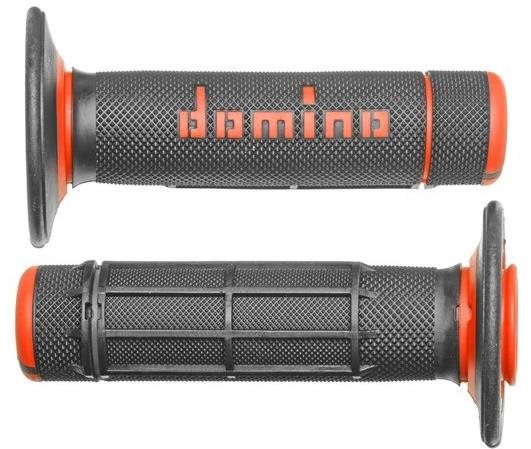 Domino gripy A020 offroad dĺžka 118 mm, sivo-oranžové