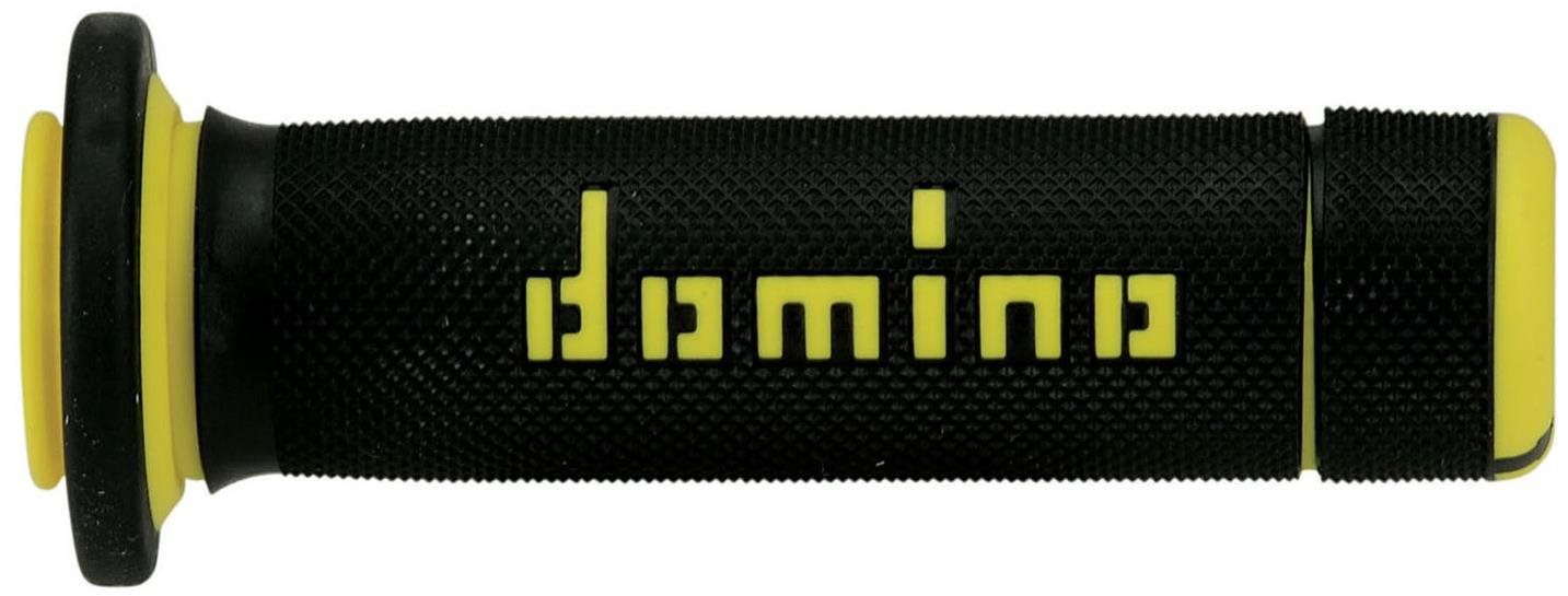 Domino gripy A180 ATV dĺžka 118 + 122 mm, čierno-žlté