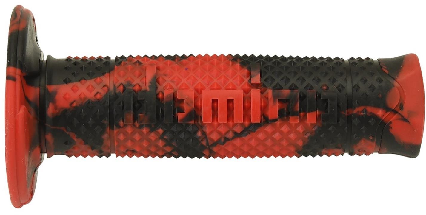 Domino gripy A260 Snake offroad dĺžka 120 mm, červeno-čierne