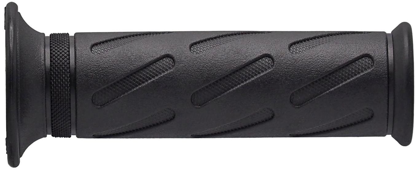 Domino gripy OEM Suzuki štýl road dĺžka 124/118 mm, čierne