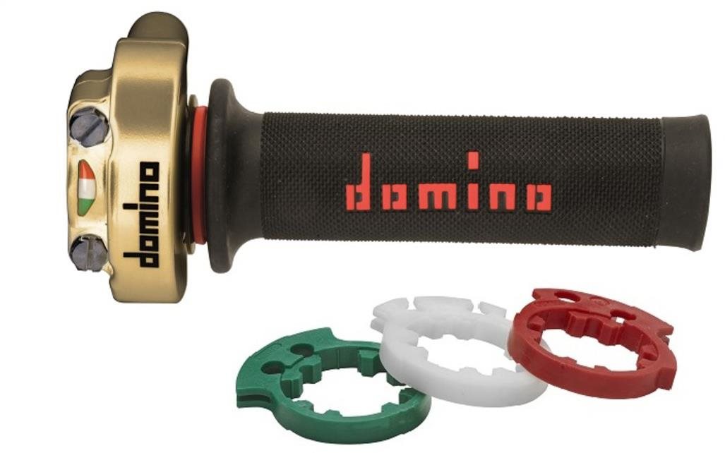 Domino pretekársky rýchloplyn XM2 s gripom road Aprilia/Ducati/Honda/Yamaha, súprava
