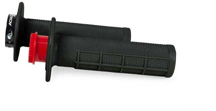 RTECH gripy lock-on R20 Half Waffle BETA RR 125-530, čierne, 1 pár