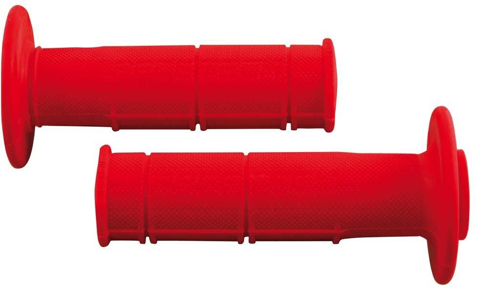 RTECH gripy Racing mäkké, červené, pár, dĺžka 116 mm