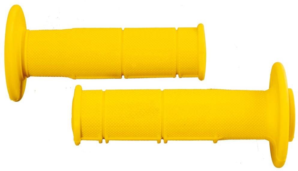 RTECH gripy Racing mäkké, žlté, pár, dĺžka 116 mm