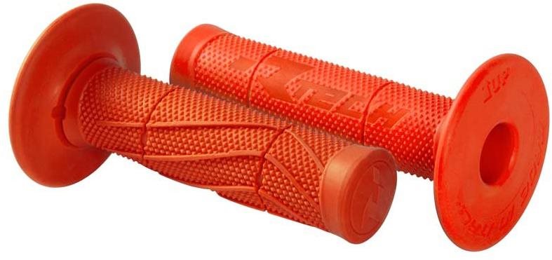 RTECH gripy Wave mäkké, oranžové, pár, dĺžka 118 mm
