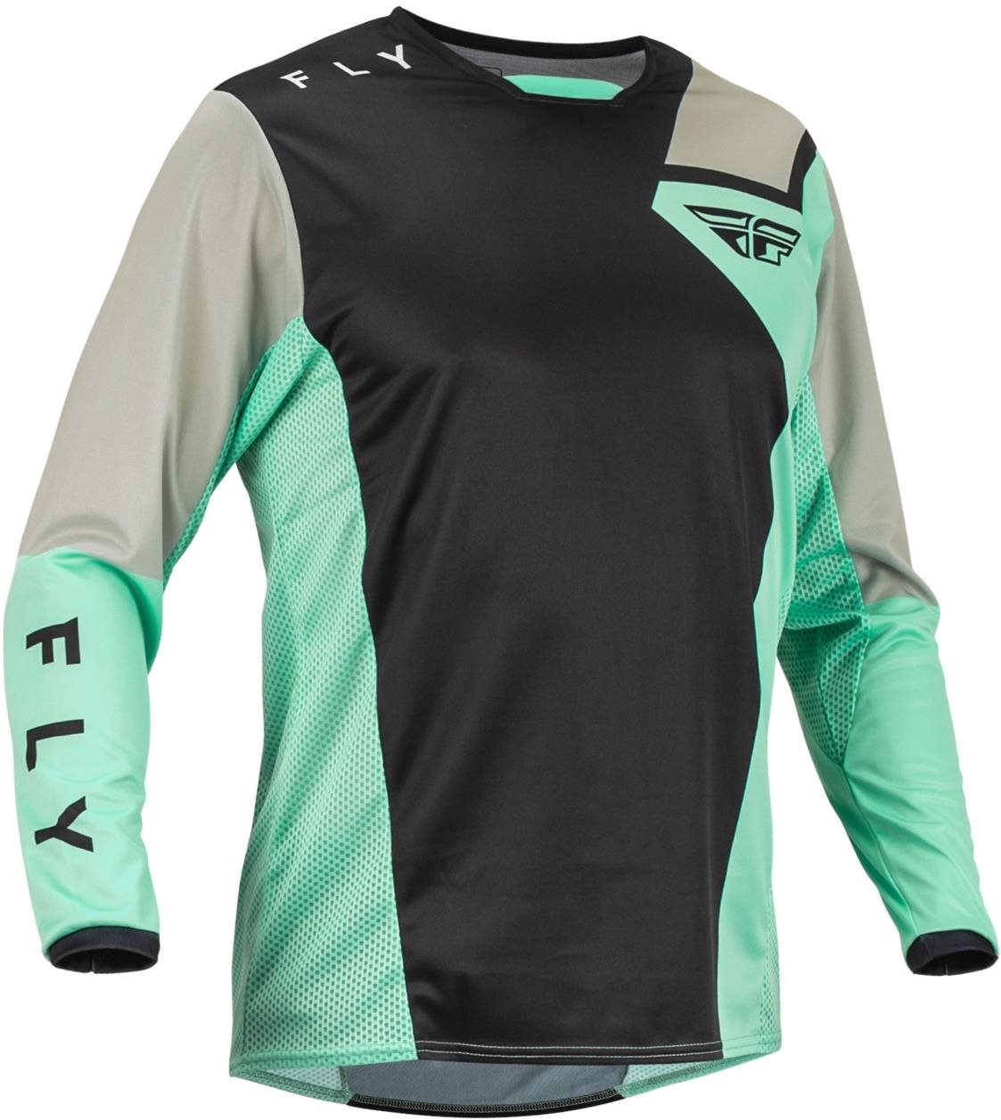 Fly Racing dres Kinetic Jet, 2023 čierna/mint/sivá 2XL