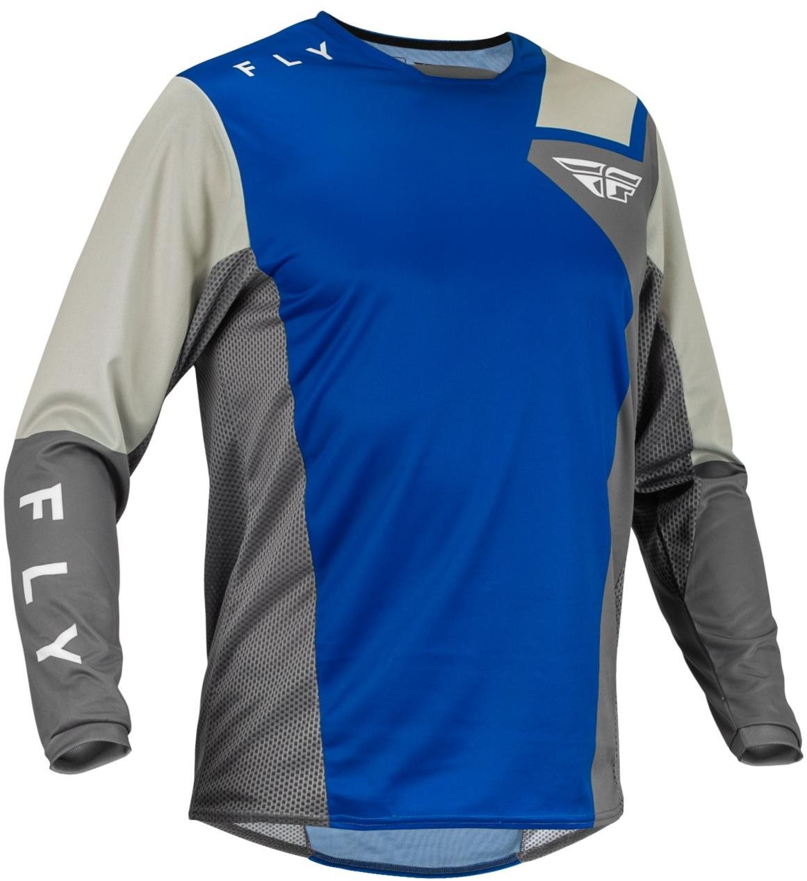Fly Racing dres Kinetic Jet, 2023 modrá/sivá/biela M