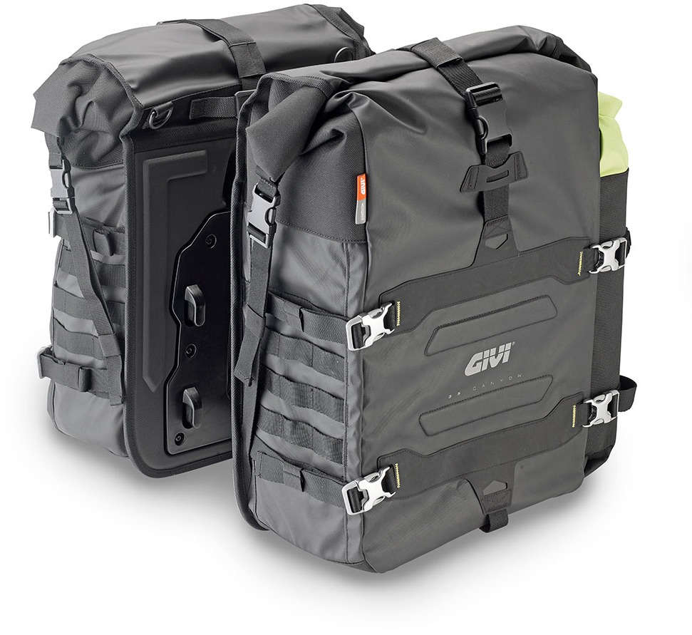Givi GRT709 vodoodolné bočné taškzäy čierne 2×35l, séria Gravel-T pre nosiče PLX