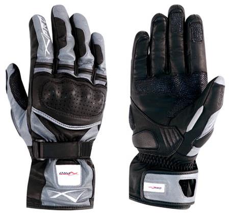 A-PRO PRECISION GU-PSGR sivé moto rukavice ,L