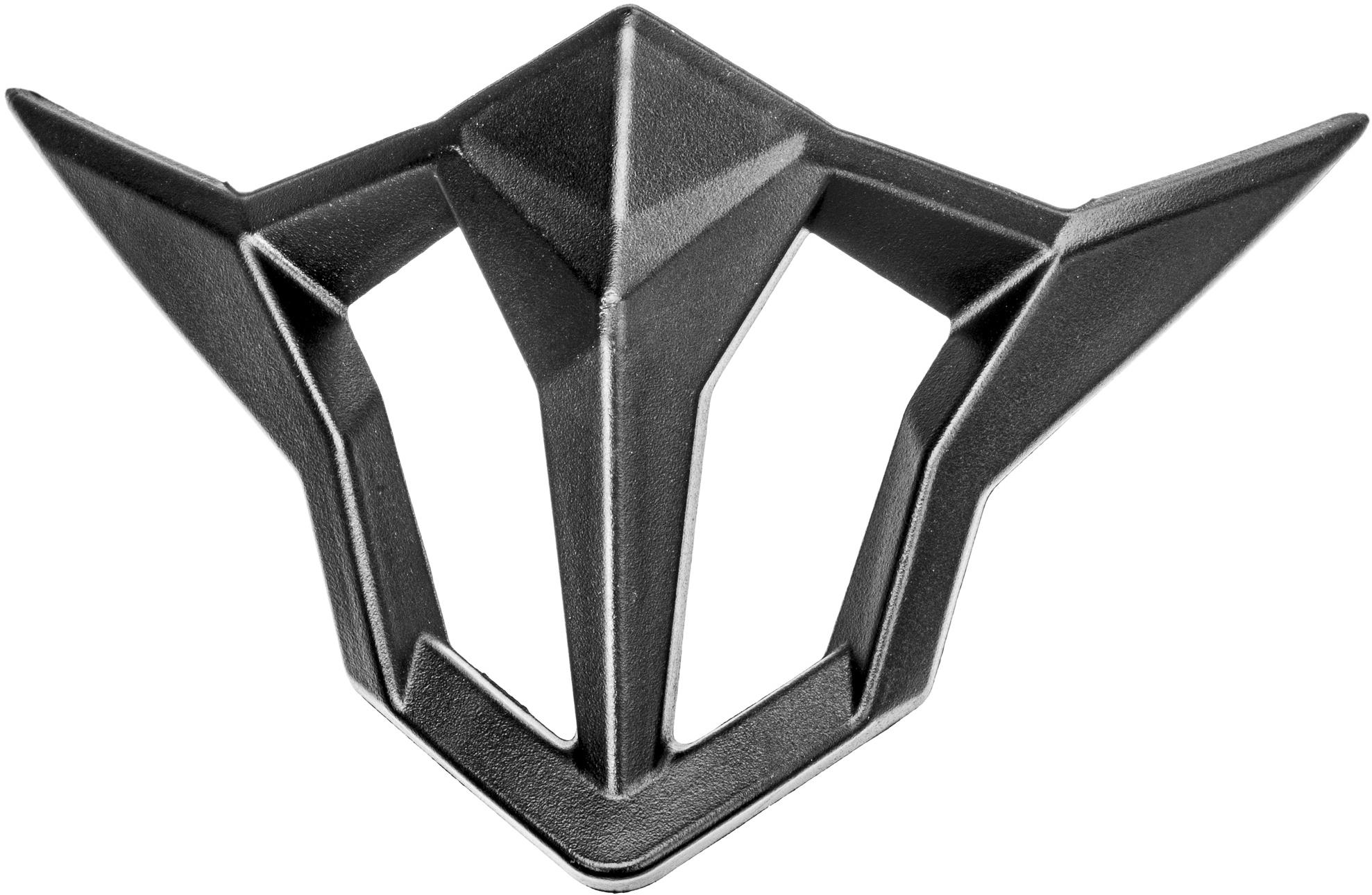 CASSIDA čelný kryt ventilácie pre prilby Cross Pro 2, čierna