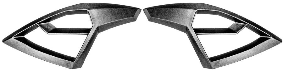 CASSIDA čelné kryty vrchná ventilácia pre prilby Cross Pro 2, čierna