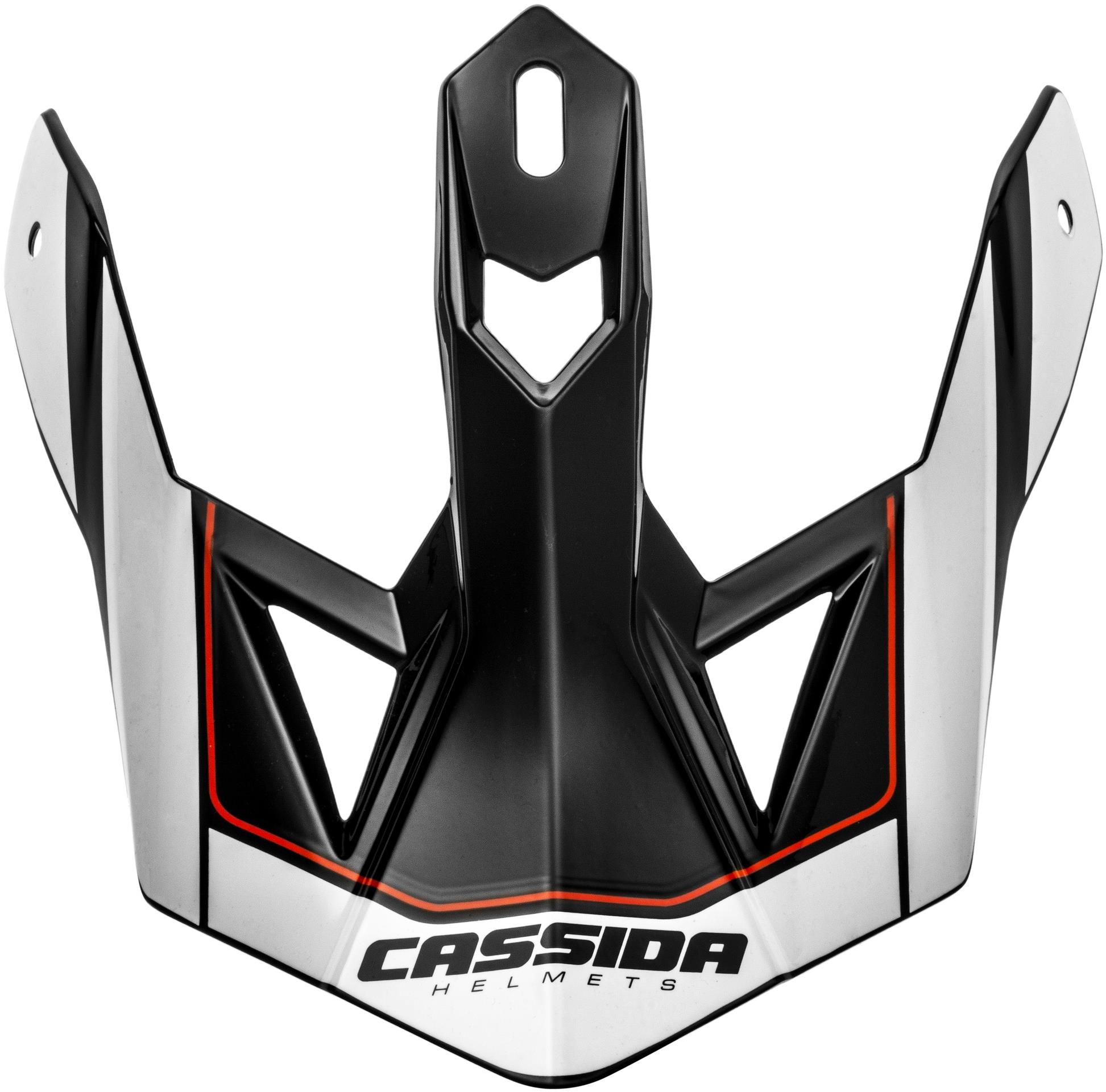 CASSIDA šilt pre prilby Cross Pro 2, čierna/biela/červená