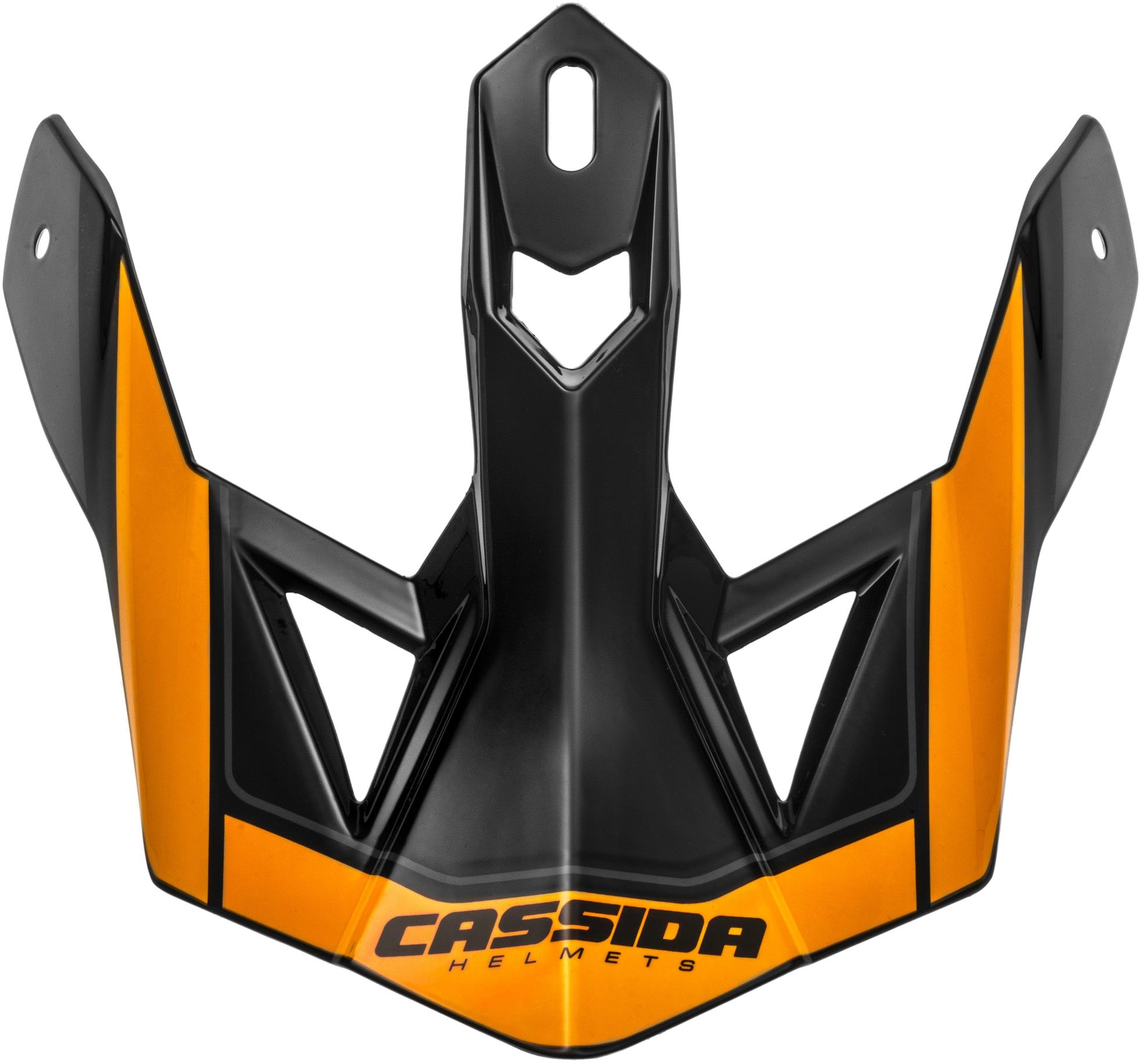 CASSIDA šilt pre prilby Cross Pro 2, oranžová/čierna/sivá