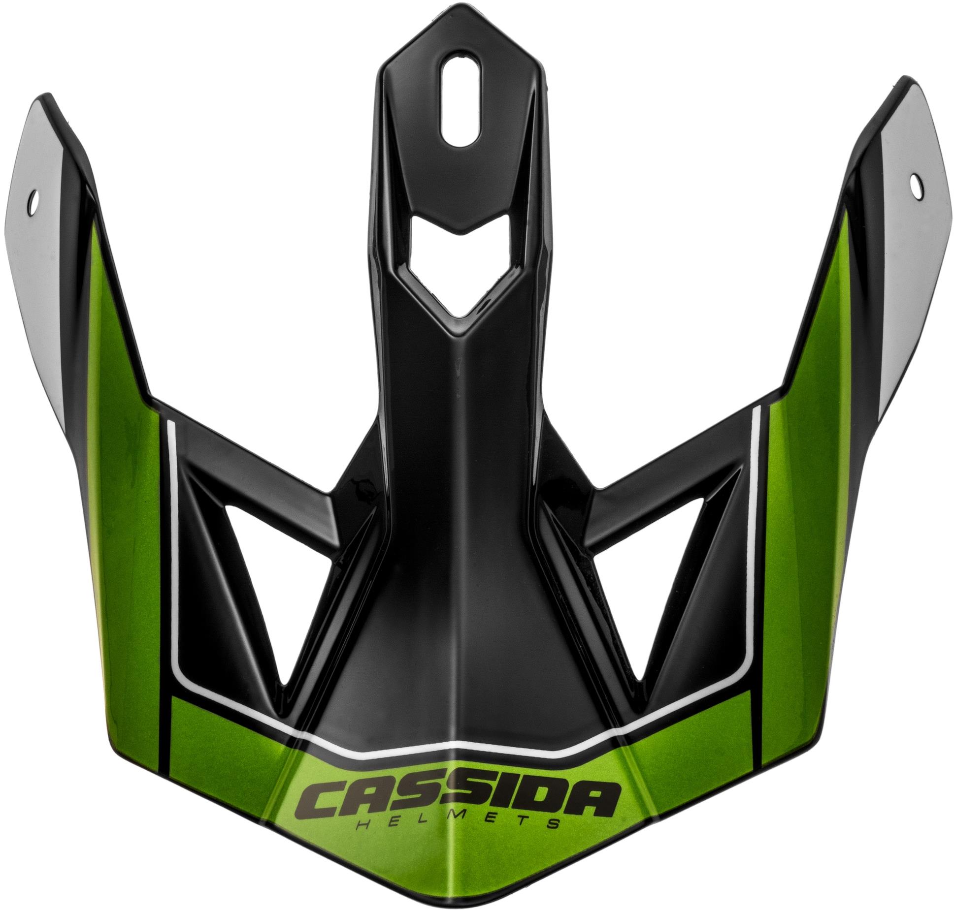 CASSIDA šilt pre prilby Cross Pro 2, zelená perleť/čierna/biela