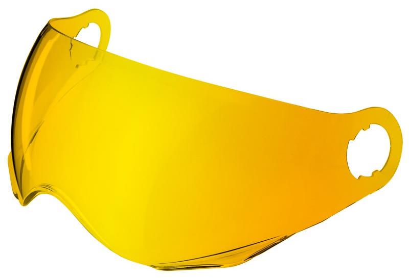 CASSIDA plexi krátke na prilby Handy a Handy Plus, zrkadlové zlaté