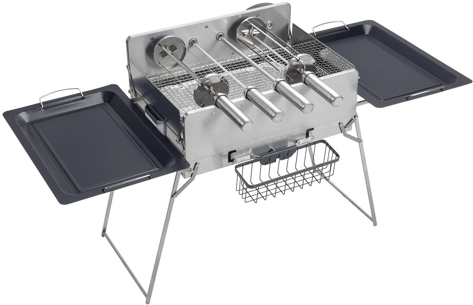 SEFIS Špíz gril s USB elektrickými ražňami – skladací