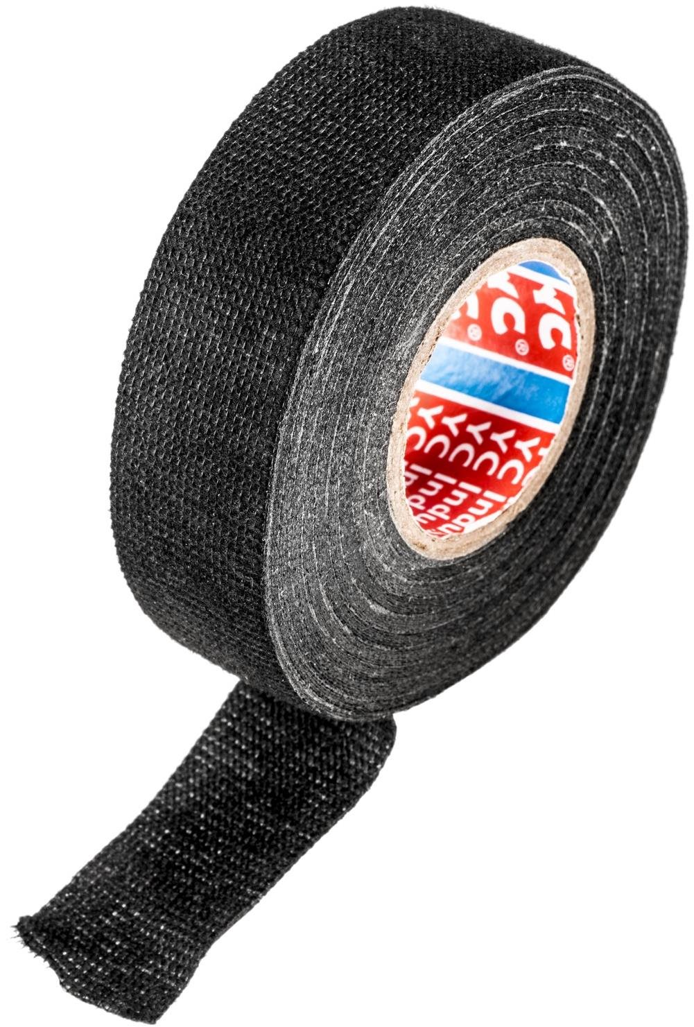 ACI izolačná páska PET textilná 25 mm × 15 m čierna, na káblové zväzky