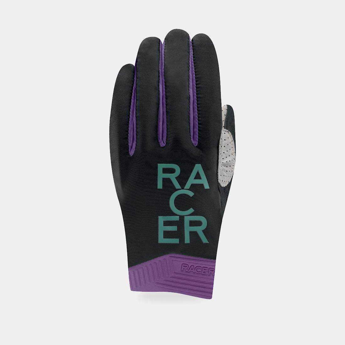 Racer GP Style 2, čierna/fialová, veľkosť XL