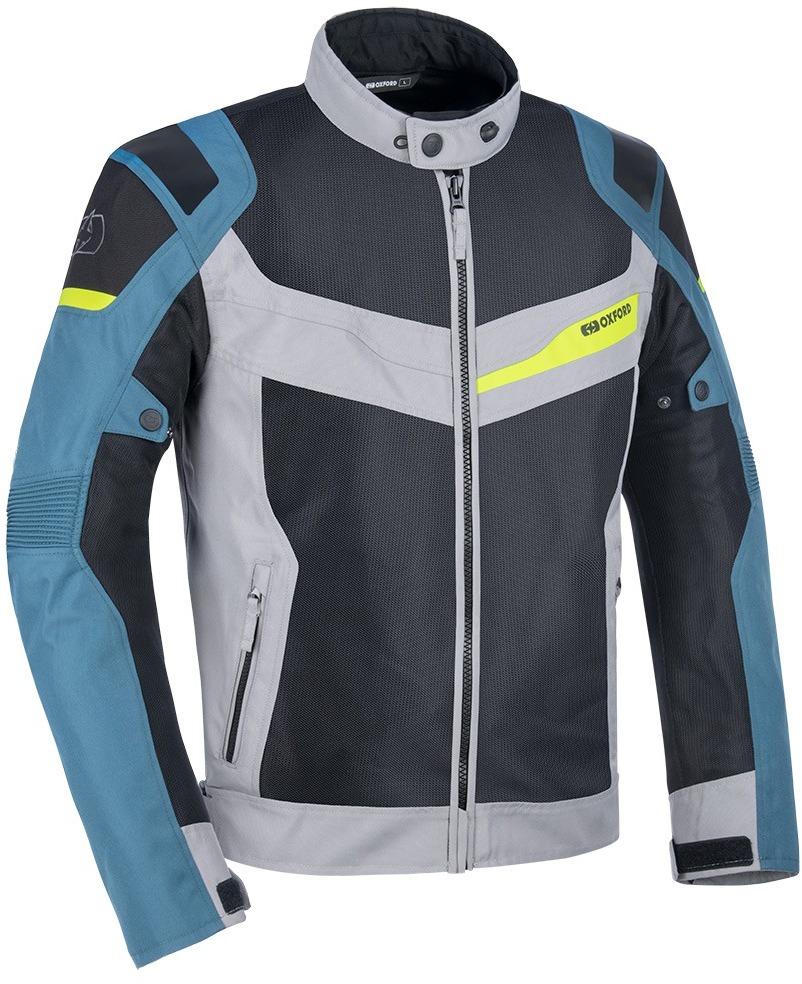 Oxford Dakar D2D Air, strieborná/modrá/fluo, S