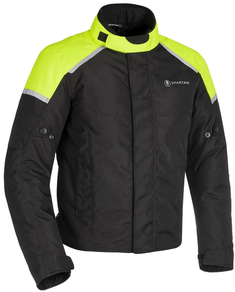 Oxford Short WP Spartan, čierna/žltá fluo, XL