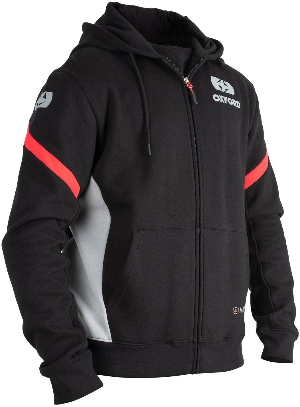 Oxford Racing, čierna/sivá/červená, XS