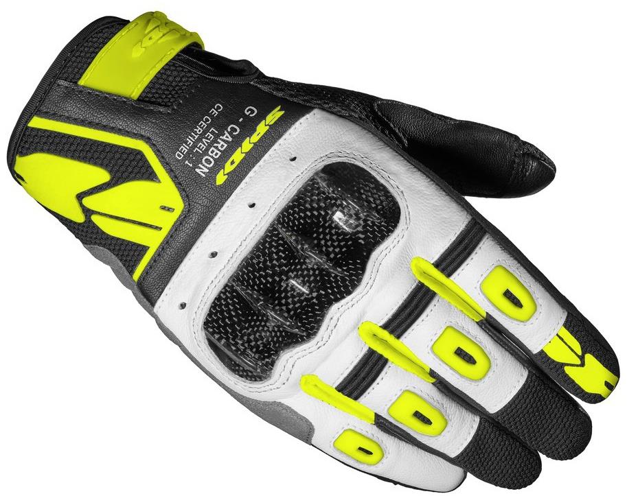 SPIDI G-Carbon Lady, čierne/biele/žlté fluo, veľkosť L