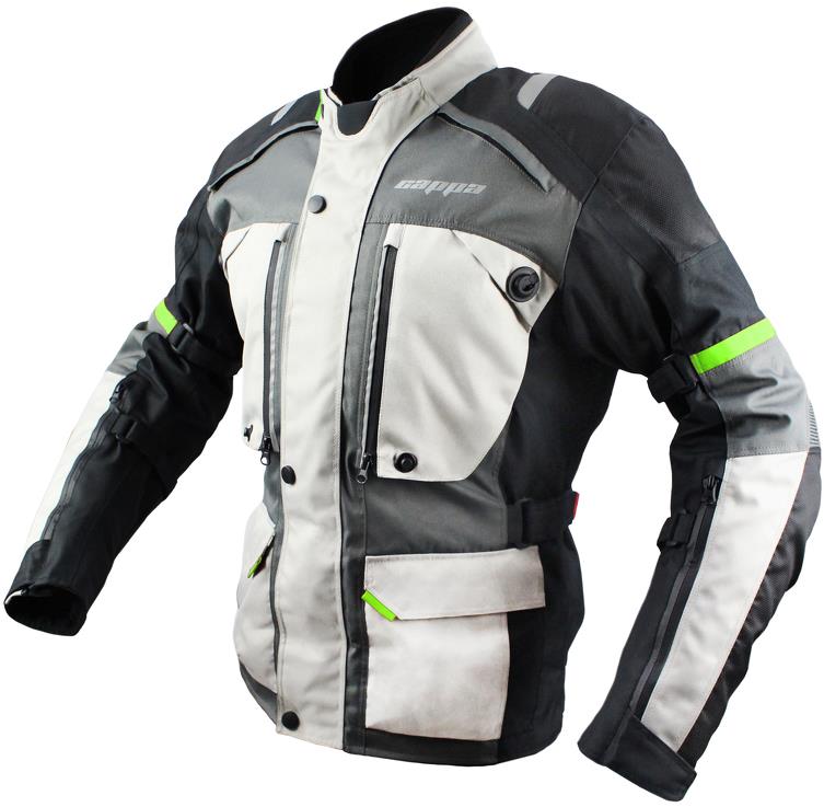 Cappa Racing moto bunda Fiorano, pánska, sivá, veľkosť 2XL