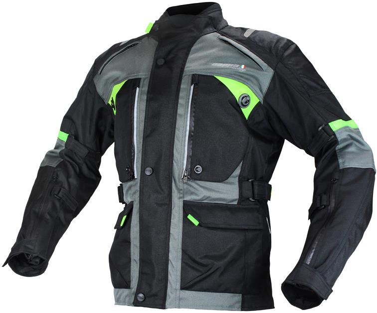 Cappa Racing moto bunda Fiorano, pánska, čierna, veľkosť 3XL