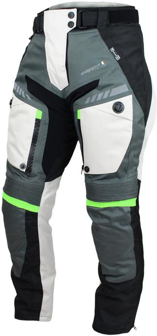 Cappa Racing moto nohavice Fiorano, dámske, sivé, veľkosť XL