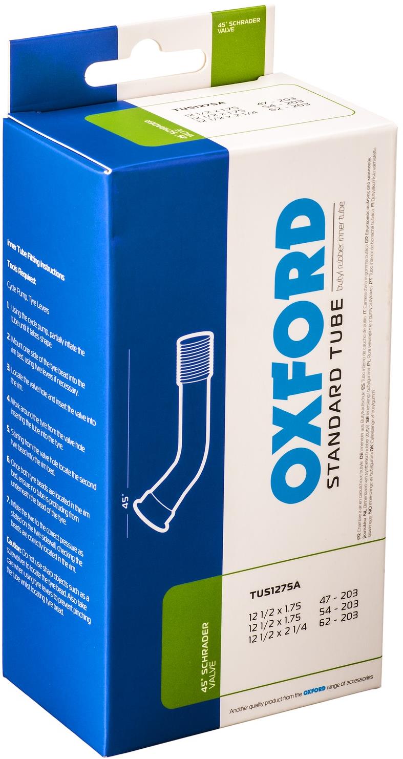 OXFORD cyklo duša 12 × 1,75/2,1, auto ventilček 45°