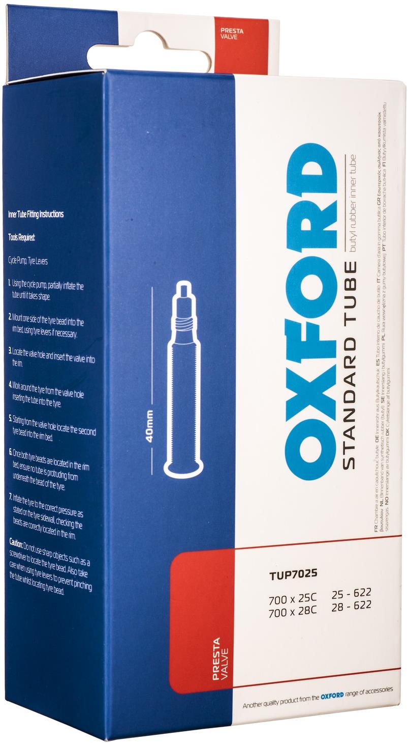 OXFORD cyklo duša 700 × 25/28C, galuskový ventilček