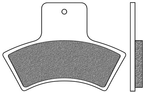 NEWFREN brzdové doštičky M502-1001, zmes OFF Road ATV Sintered, 2 ks
