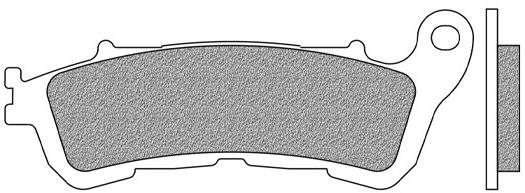 NEWFREN brzdové doštičky M502-1004, zmes Road Touring Sintered, 2 ks