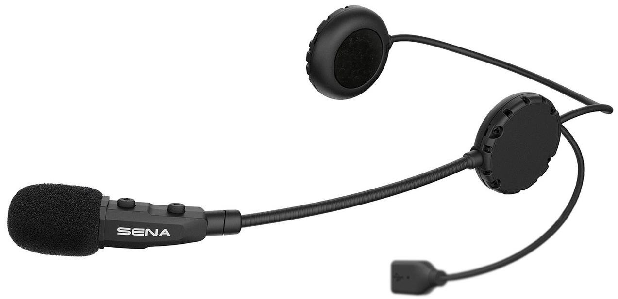 SENA Bluetooth handsfree headset 3S PLUS na skútre na otváranie prilby, dosah 0,4 km