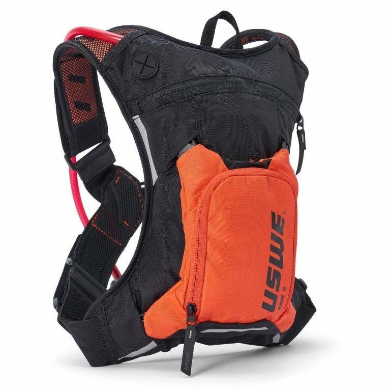 USWE Enduro Raw 3, factory oranžový, objem 3 l, hydrobag 2 l