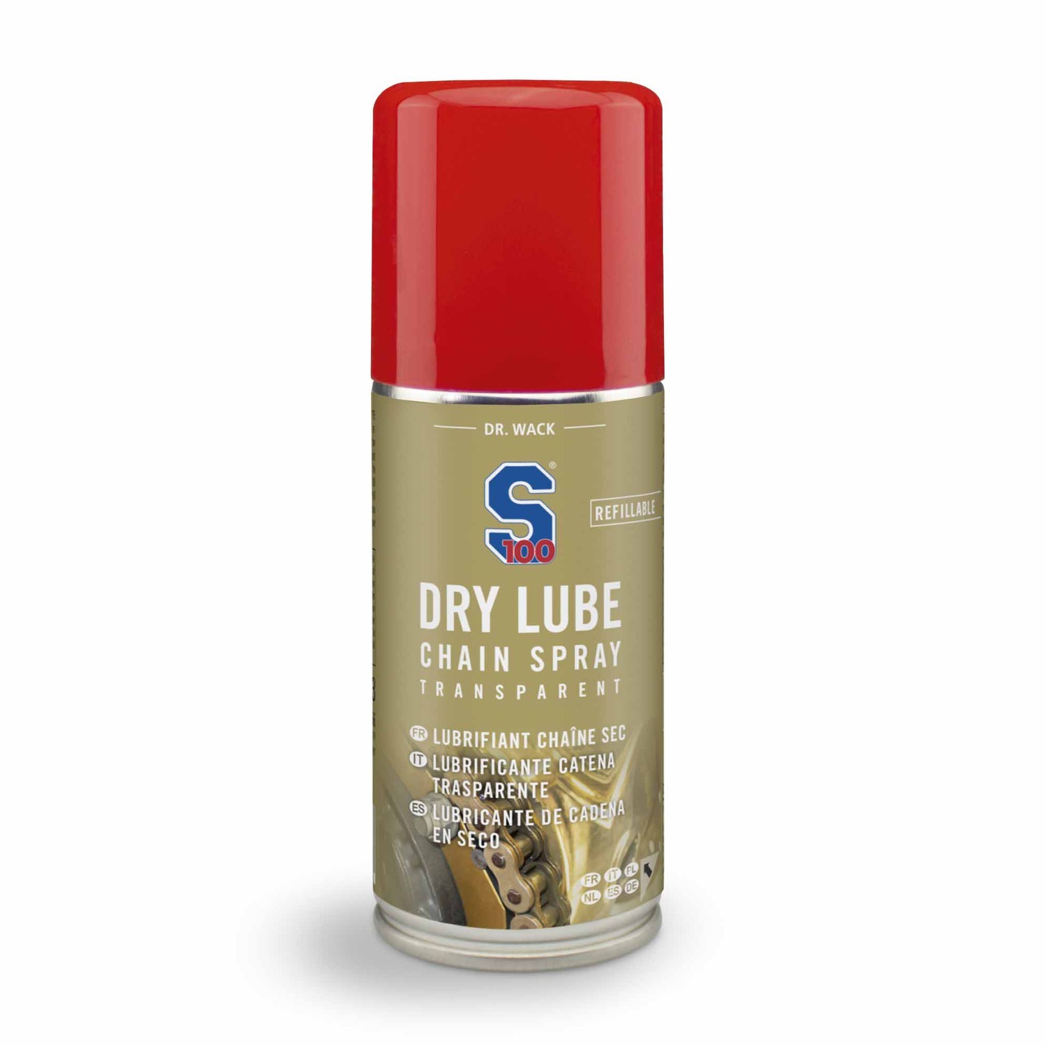S100 mazivo na reťaze Dry Lube Chain Spray, 100 ml