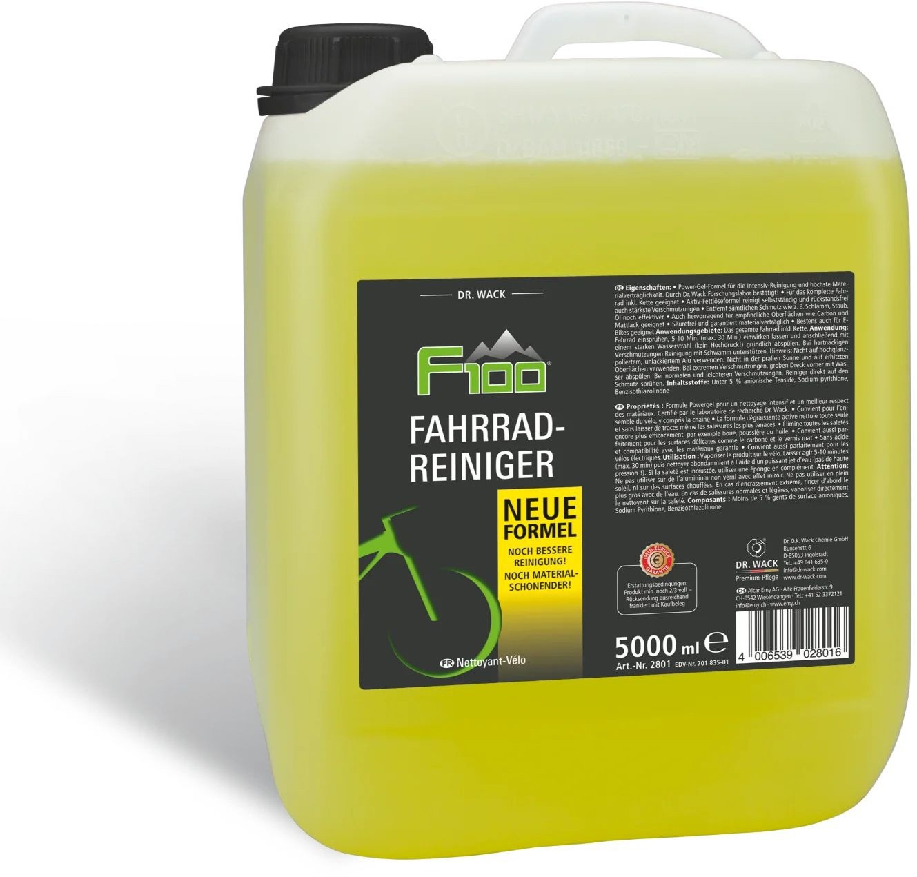 F100 Bicycle Cleaner čistič na bicykel, 5 l