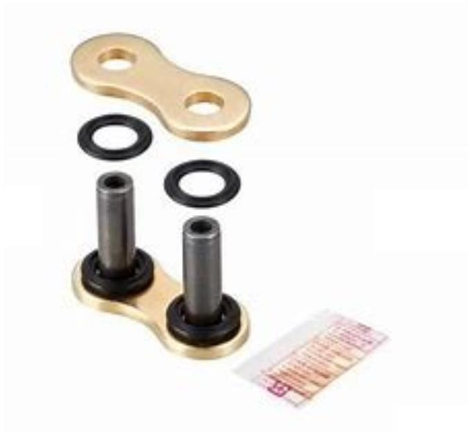 D.I.D Chain Nitovacia spojka reťaze 530ZVM-X2 ZJ zlatá/zlatá